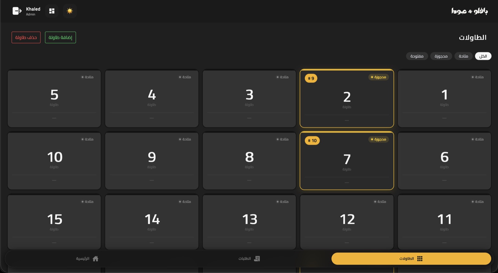 Café POS — screen 3